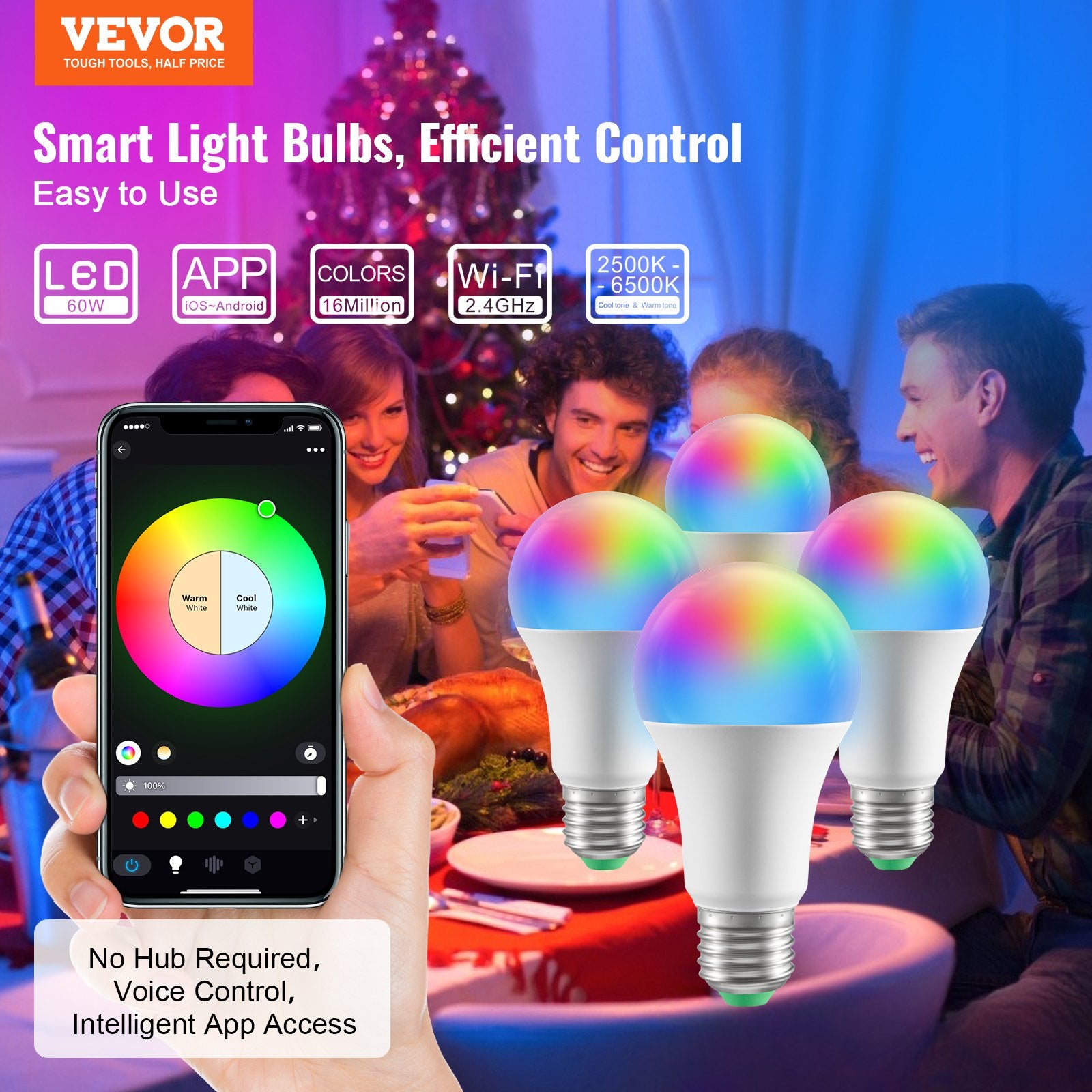 Luminary Glow Smart Bulb Starter Kit (4-Pack)
