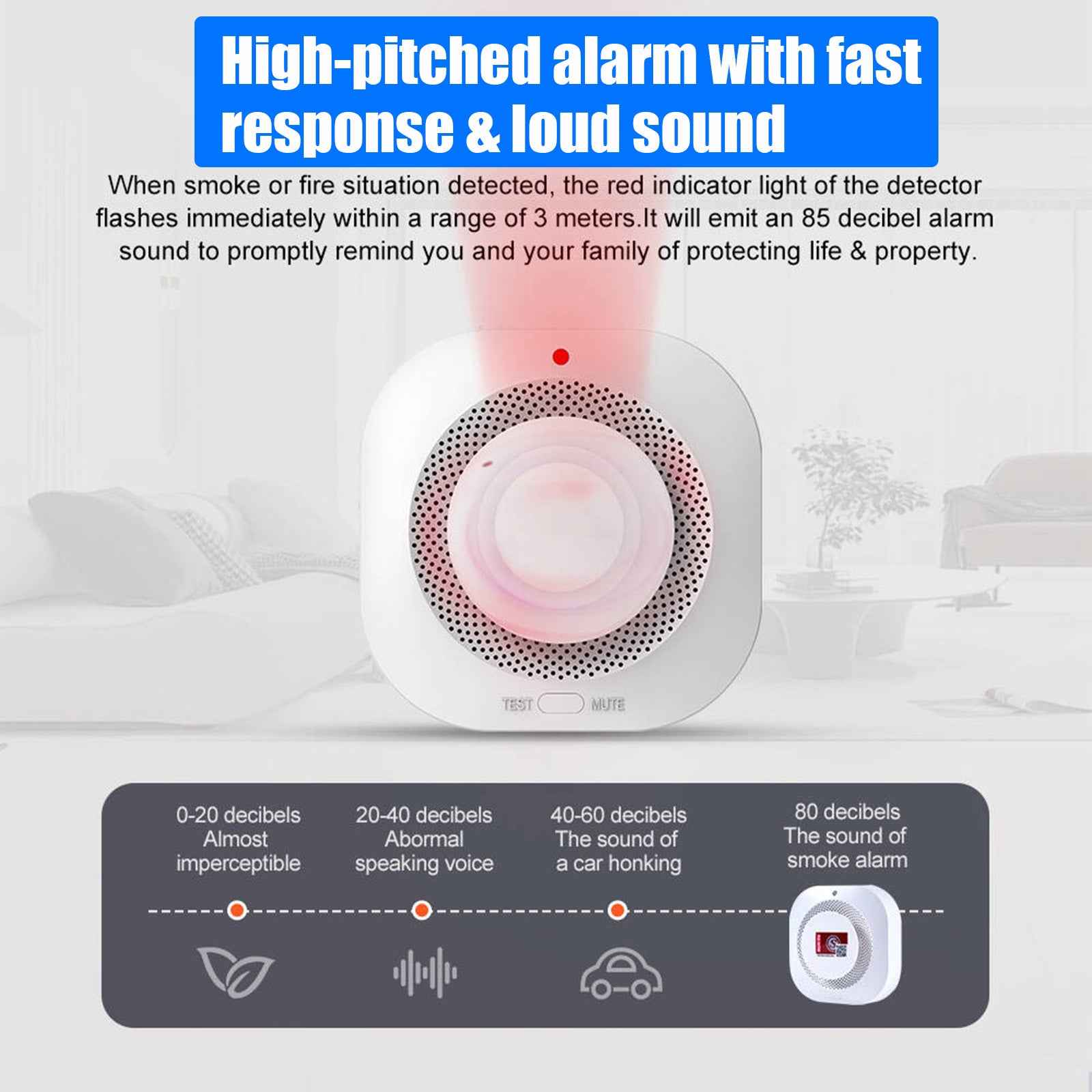 ClearAir Smart Smoke and CO Detector